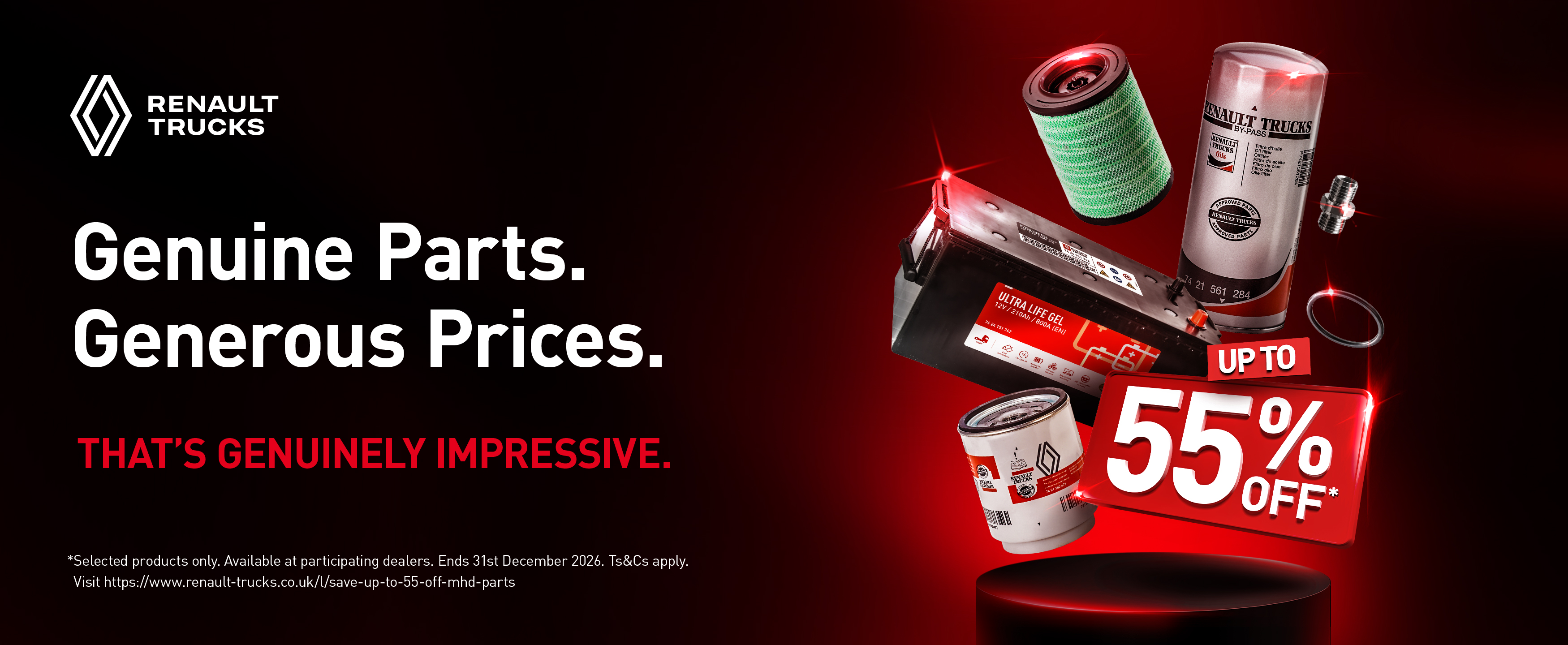 Q4 MHD parts promo web banner