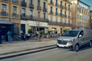 Renault Trucks Trafic driving on the street