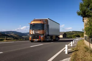 Renault Trucks T Smart Racer on the road