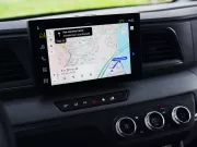 Renault Trucks Master Red EDITION Exclusive - detail of the navigation screen on the dashboard