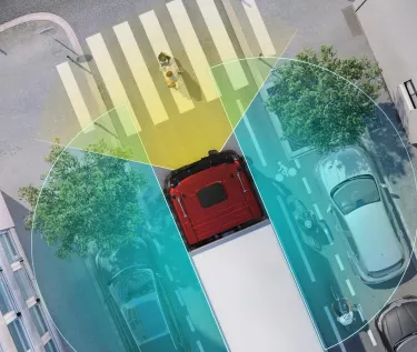 Blind spot warning and braking systems